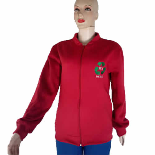 BLUSA EM MOLETON COM ZIPER 50%ALGODÃO X 50% POLIESTER TAMANHOS P-M-G-GG-XGG2-2