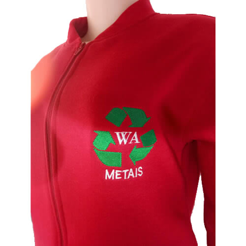 BLUSA EM MOLETON COM ZIPER 50%ALGODÃO X 50% POLIESTER TAMANHOS P-M-G-GG-XGG22-2
